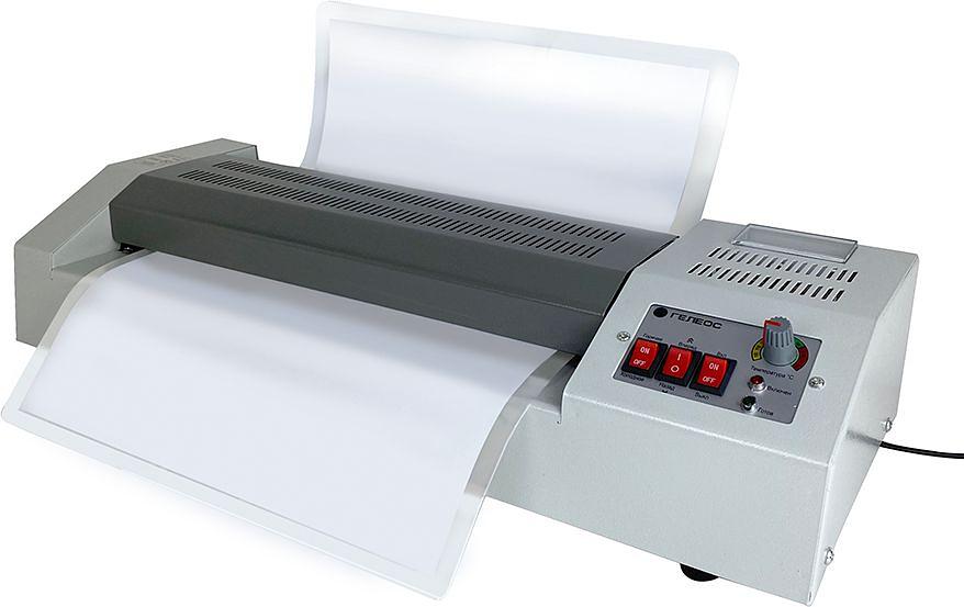 Ламинатор Heleos ЛМ_А3Про серый A3 (60-250мкм) 62см/мин (4вал.) хол.лам. лам.фото реверс фото 2