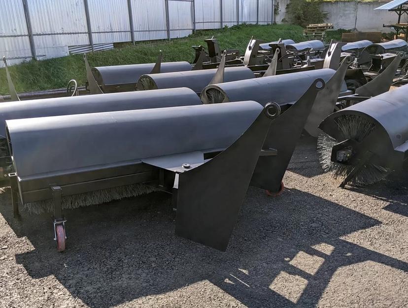 Щетка коммунальная дорожная на ковш фото 2