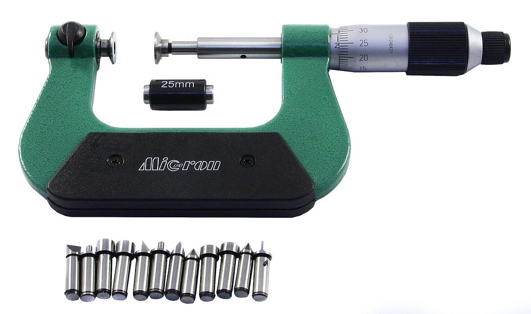 Микрометр универсальный МВУ- 25 0,01 с калибр. МИК с поверкой фото 6