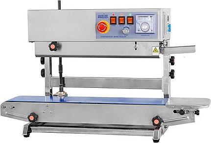 Конвейерный запайщик FRB-770II SS (нерж.) роликовый вертикальный фото 1