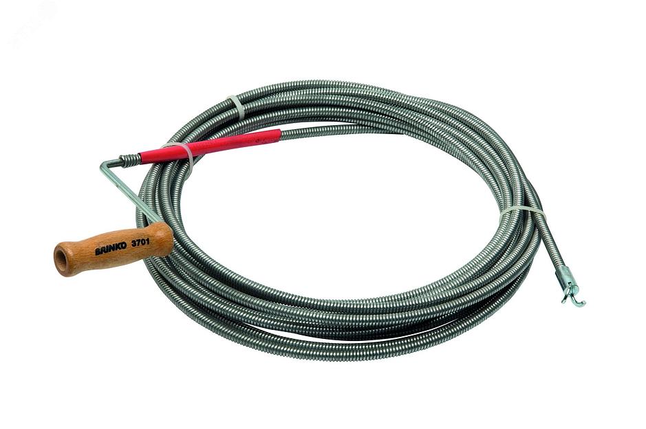 Тросик для прочистки труб 5 м диаметр 9 мм фото 1