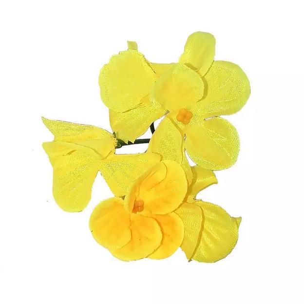 Соцветие из 5 фиалок 1м264 11см фото 8