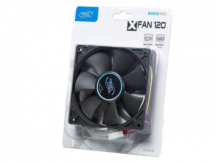 Case fan Deepcool XFAN 120 {120x120x25, 3pin, 26dB, 1300rpm, 180g} фото 1