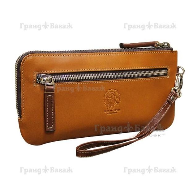 Портмоне STOP RFID ФРТ-S/рыж фото 1