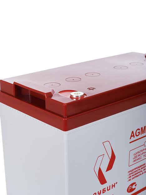 Аккумуляторная батарея Рубин 12V 100Ah AGM 30.5 кг опт фото 3