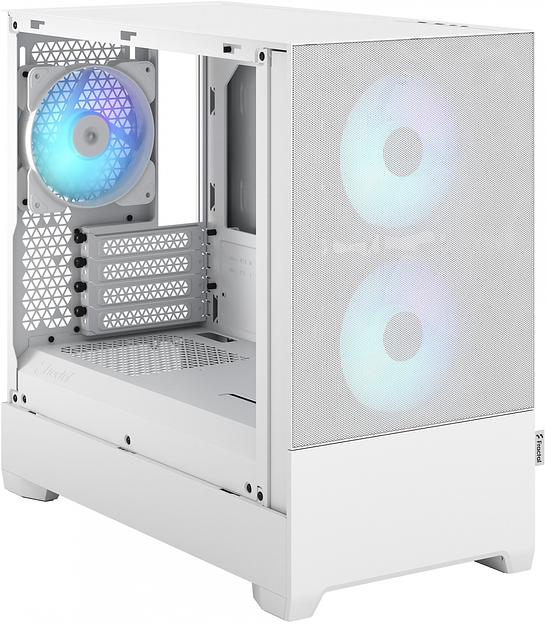 Корпус Fractal Design PoP Mini Air RGB White TG белый без БП ATX 3x120mm 2xUSB3.0 audio bott PSU фото 7
