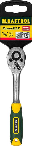 KRAFTOOL 1/4″, 72 зубца, трещотка для торцовых головок (27791-1/4) фото 5