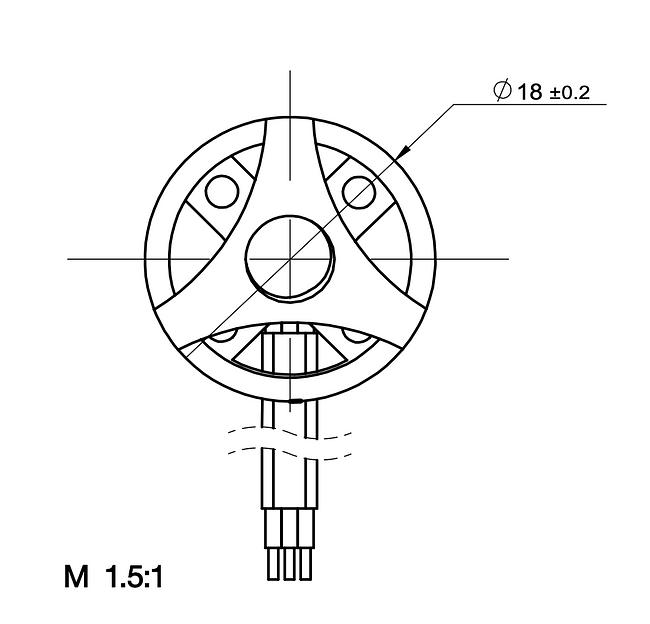 Бесколлекторный двигатель постоянного тока Constar BO1815N2B 01-199-6.0, 18 Вт ОПТ фото 4