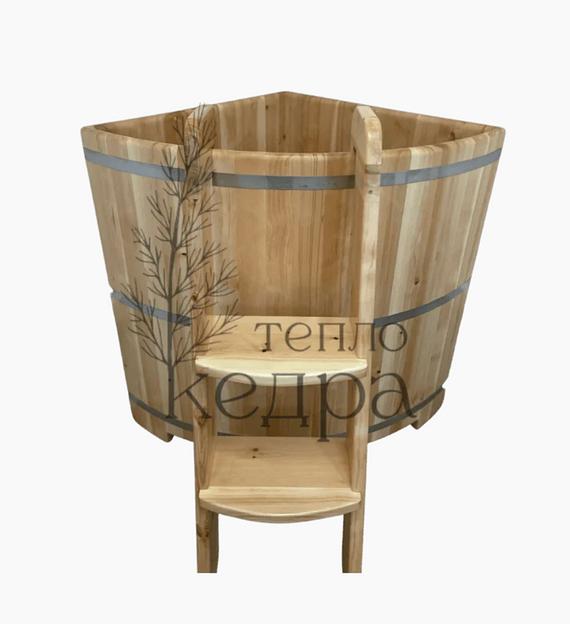 Купель угловая из кедра ОПТ фото 1