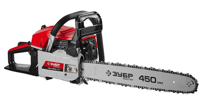 Бензопила 2,86л.с., шина 450мм, шаг цепи 0,325 ЗУБР ПБЦ-М560 45П 85109 фото 1