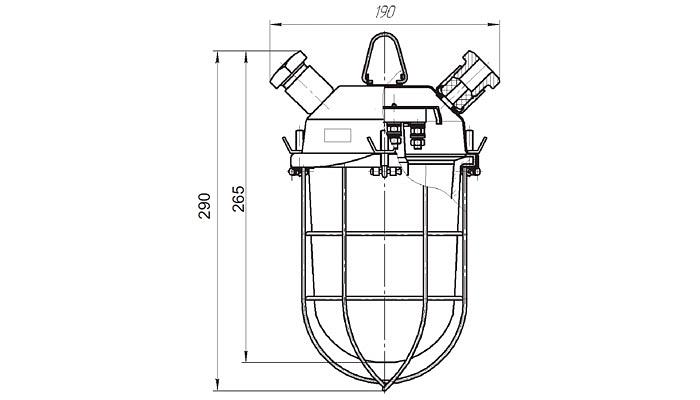 Светильник НСР 01-100/200-003 фото 2