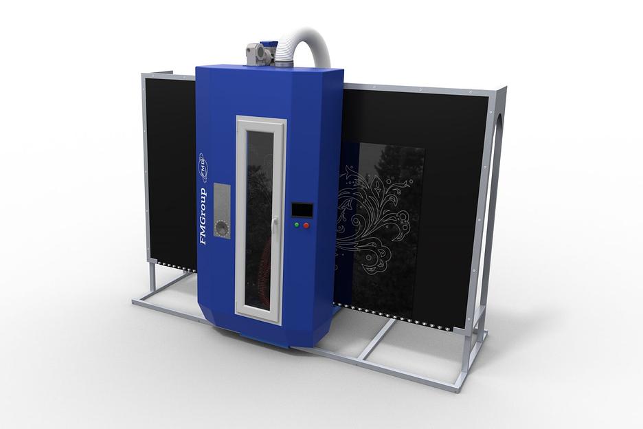 Пескоструйная установка АРПУ-3015 для стекла и зеркала фото 1