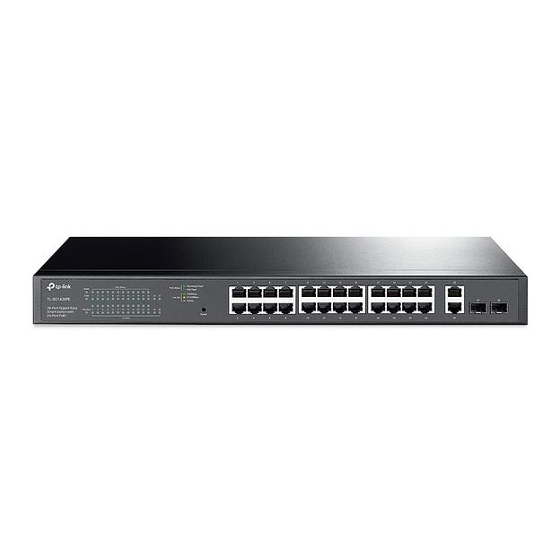 Коммутатор TP-Link JetStream TL-SG1428PE 26G 2SFP 24PoE+ 250W управляемый фото 2