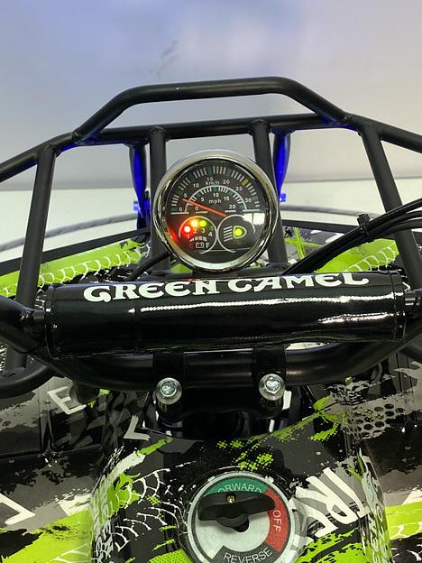 Квадроцикл GreenCamel Гоби K32 (36V 1000W R6 Цепь) ножной тормоз, зелёный экстрим фото 8
