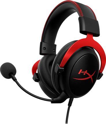 Наушники с микрофоном HyperX Cloud II черный/красный 1м мониторные оголовье (4P5M0AA) фото 1