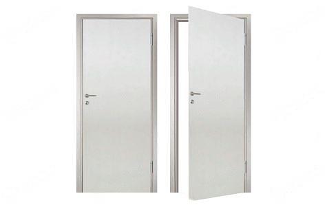 Противопожарная, облицованная пластиком однопольная дверь опт фото 1