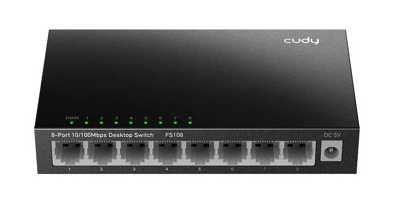 Коммутатор Cudy GS108 UK GS108 (L2) 8x1Гбит/с неуправляемый фото 1