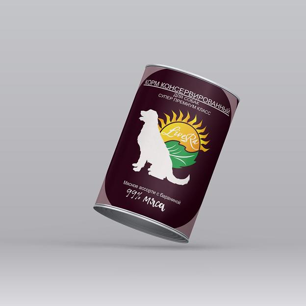 Корм консервированный для собак (400 г) фото 1