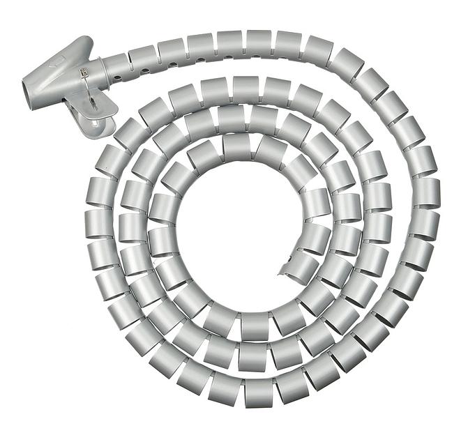 Кабельный органайзер Buro BHP CG252S Spiral Hose 25x2000mm Silver фото 2