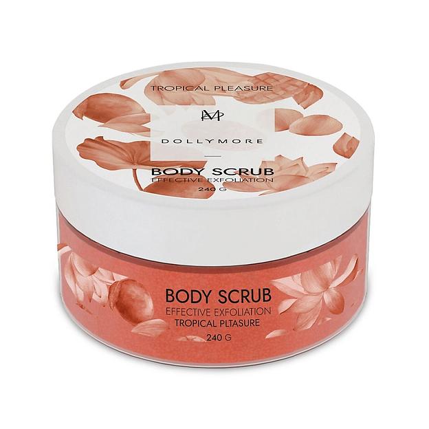 Арома-скраб для душа «Тропическое удовольствие» DOLLYMORE 240 гр опт фото 1