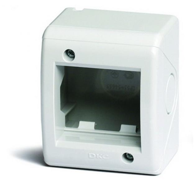 Модульная настен. коробка для эл/устан. изделий VIVA, IP40,2мод. фото 1