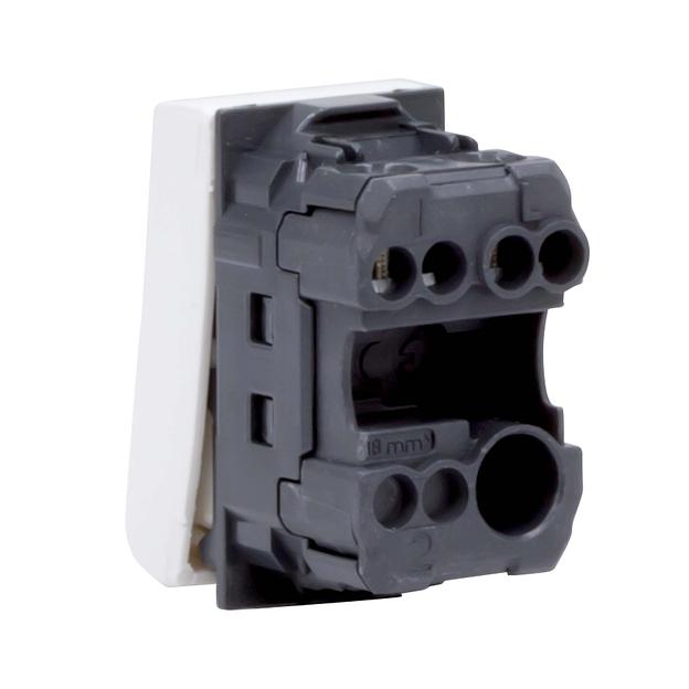 Dkc 45011 Выключатель однополюсный, «Viva», 1 мод., белый фото 4