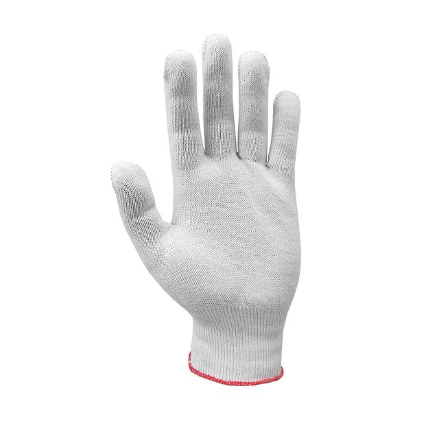 Рабочие х/б перчатки тонкие без ПВХ 13 класс вязки (70% хлопок, 30% полиэфир) белый, арт.13Х фото 2