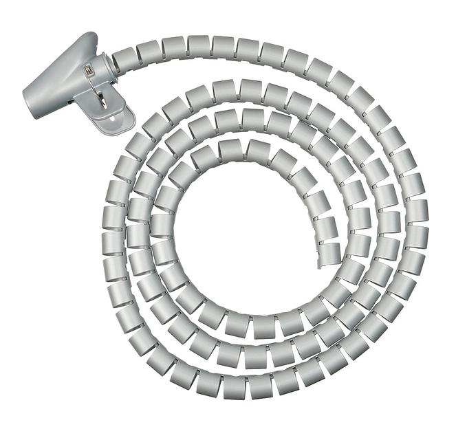 Кабельный органайзер Buro BHP CG22S Spiral Hose 20x2000mm Silver фото 2