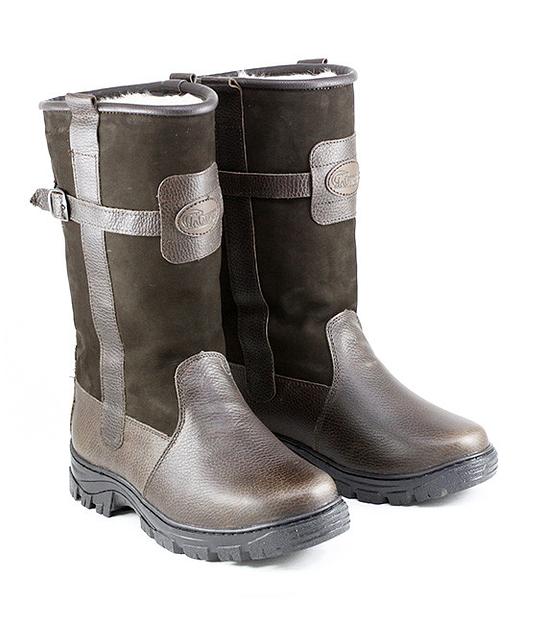 Монголки высокие коричневые, литая подошва фото 1