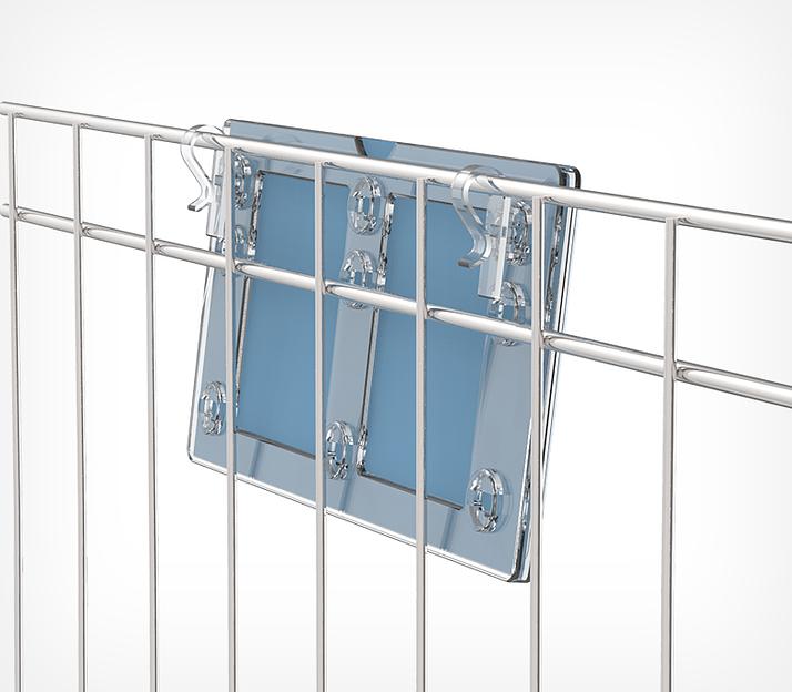 Клипса для подвешивания рамок ТЕХНО МИНИ TECHNO W-CLIP фото 1