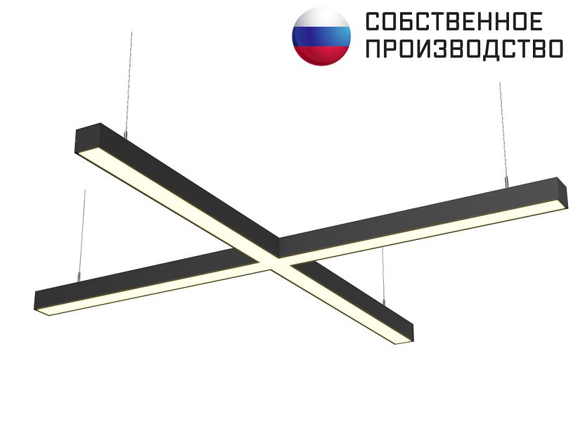 Светильник Х-образный подвесной 1190х1190х50х50 3000K 36W фото 2