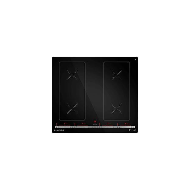 Индукционная варочная поверхность MAUNFELD CVI594SB2BKA, конфорок: 4 шт., стеклокерамика, независимая, черный фото 1