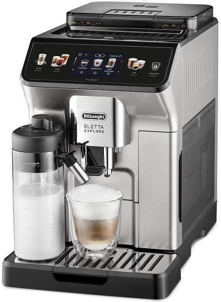 Кофемашина Delonghi Eletta Explore ECAM450.65.S 1450Вт серебристый фото 1