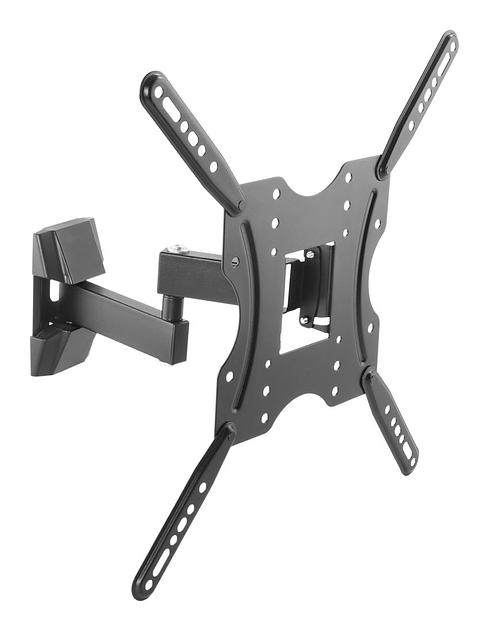 Кронштейн для телевизора Ultramounts UM 903 черный 32"-55" макс.20кг настенный поворотно-выдвижной и наклонный фото 1
