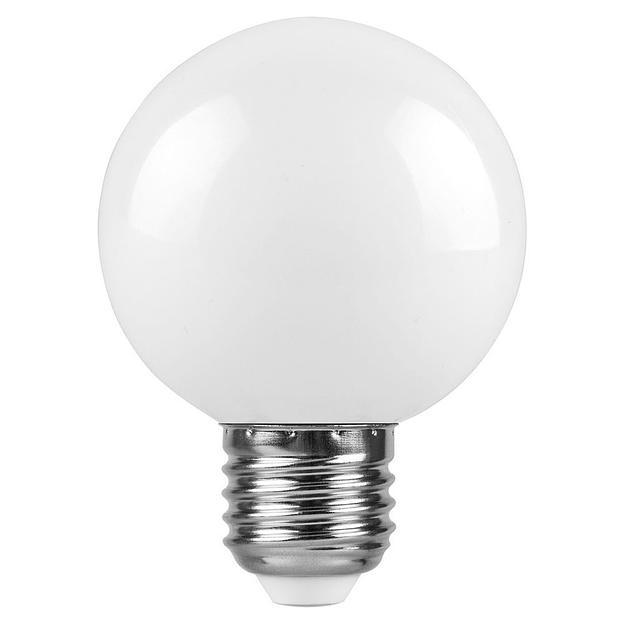 Лампа светодиодная LED 3вт Е27 2700K шар G60 фото 2
