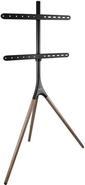 Стойка для телевизора Kromax OMEGA-11 серебристый/береза 32"-70" макс.35кг напольный фиксированный фото 1