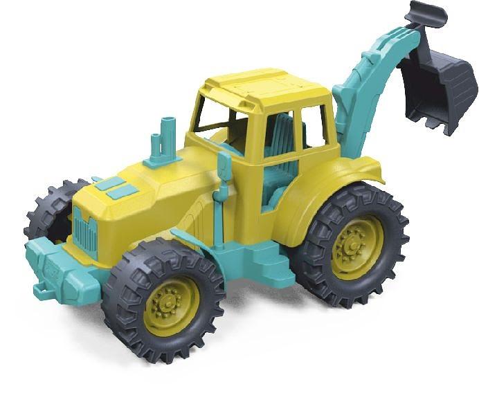 Трактор задний ковш 22 см (серо-желтый) ОПТ фото 1