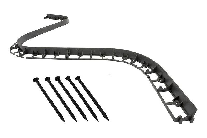 Пластиковый бордюр для газона 58х1000 мм опт фото 6