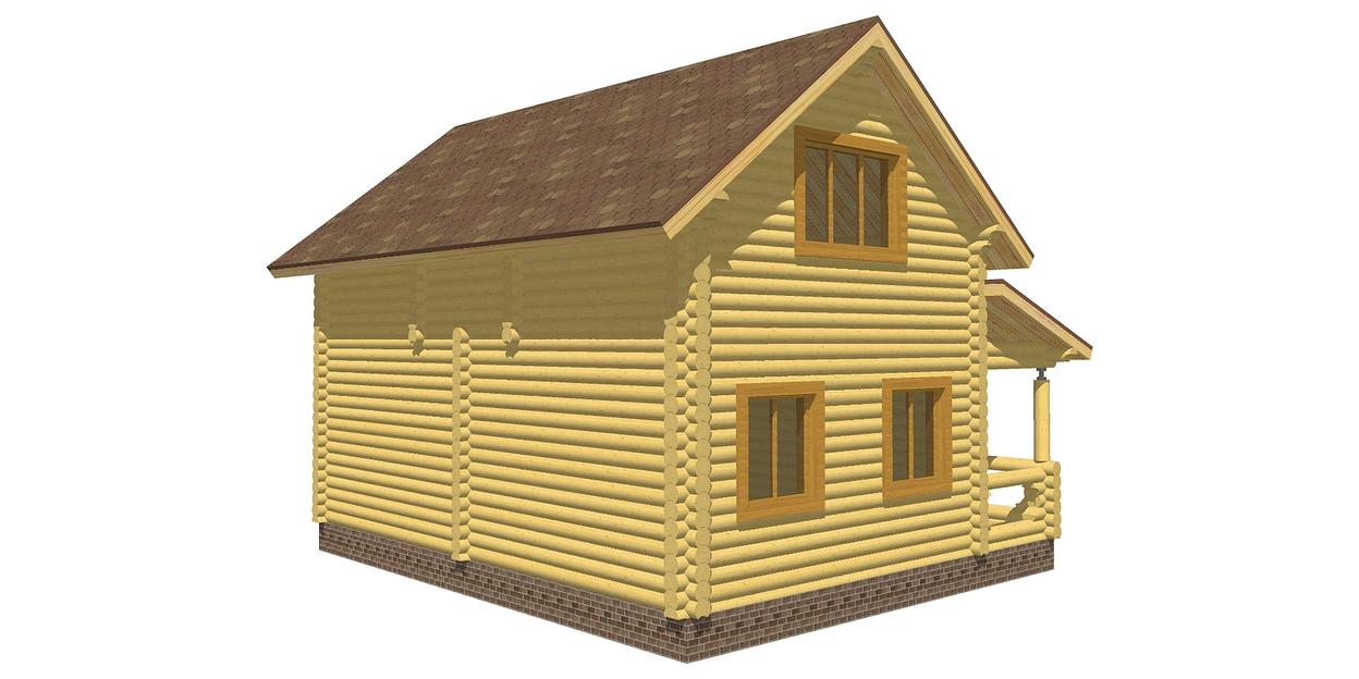 Проект дома ДД-101-3 9,5x8 фото 4