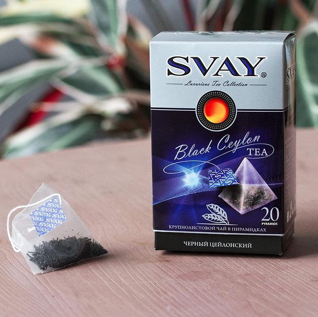 Чёрный цейлонский чай Svay «Black Ceylon» 20×2.5 г, опт фото 1