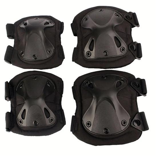 Тактические наколенники и налокотники комплект «Х-форма» опт фото 1