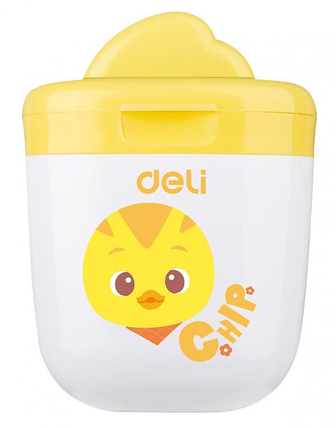 Точилка для карандашей ручная Deli ER01300 1 отверстие пластик ассорти дисплей фото 5