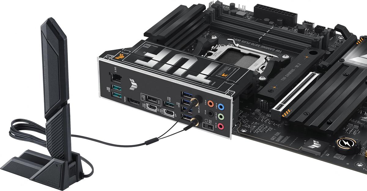 Материнская плата Asus TUF GAMING X870-PLUS WIFI SocketAM5 AMD X870 4xDDR5 ATX AC`97 8ch(7.1) 2.5Gg RAID+HDMI фото 10