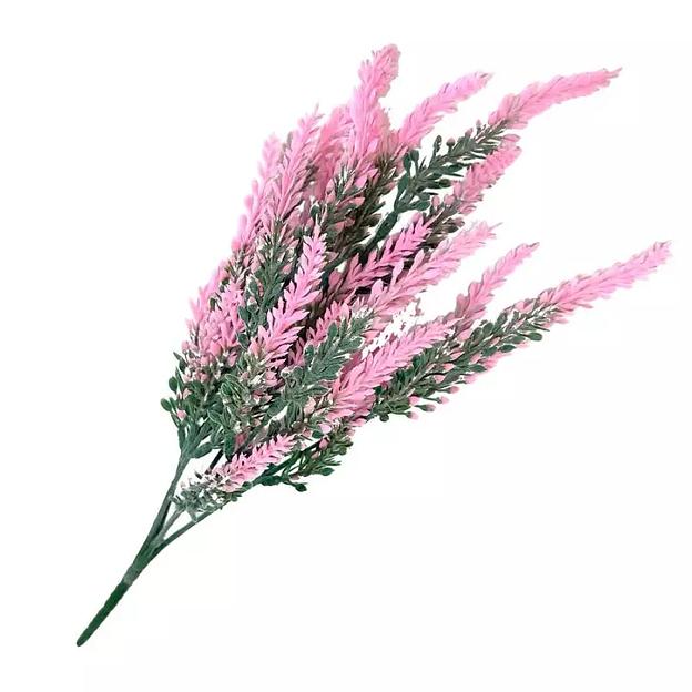 Букет Вереск зелень с колосками 5 веток 36см фото 2