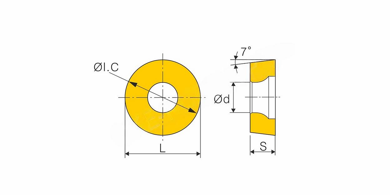 Пластина токарная RCMX-2006MO OC2425 Oke, опт фото 2