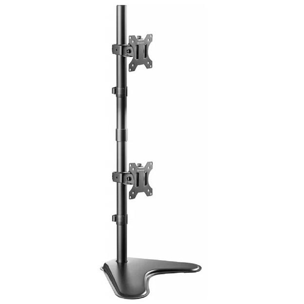 ONKRON D208FS чёрный {Для мониторов диагональю 13"-34" Максимальная нагрузка: 2х8 кг (17.6 lbs) VESA: 75x75, 100х100мм} фото 1