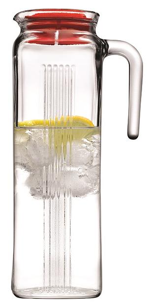 Кувшин 1,3 л. с красной крышкой Фриго /6/216/ фото 1