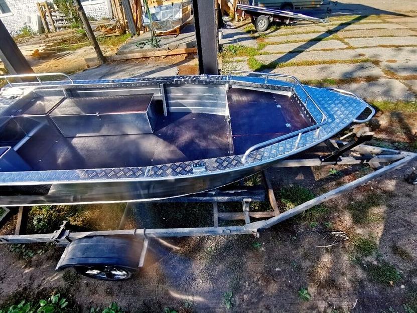 Алюминиевая лодка Тактика 430 РМ, 420*160*70 мм фото 3