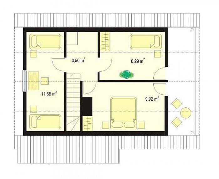Проект каркасного дома «КД-830-10» под ключ фото 3