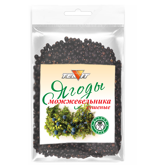 Ягоды можжевельника сушёные, 50 г ОПТ фото 1